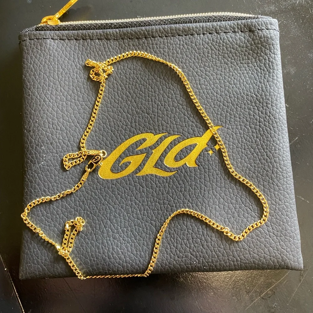 Micro Cuban Chain solid gold - Picture 2 of 5